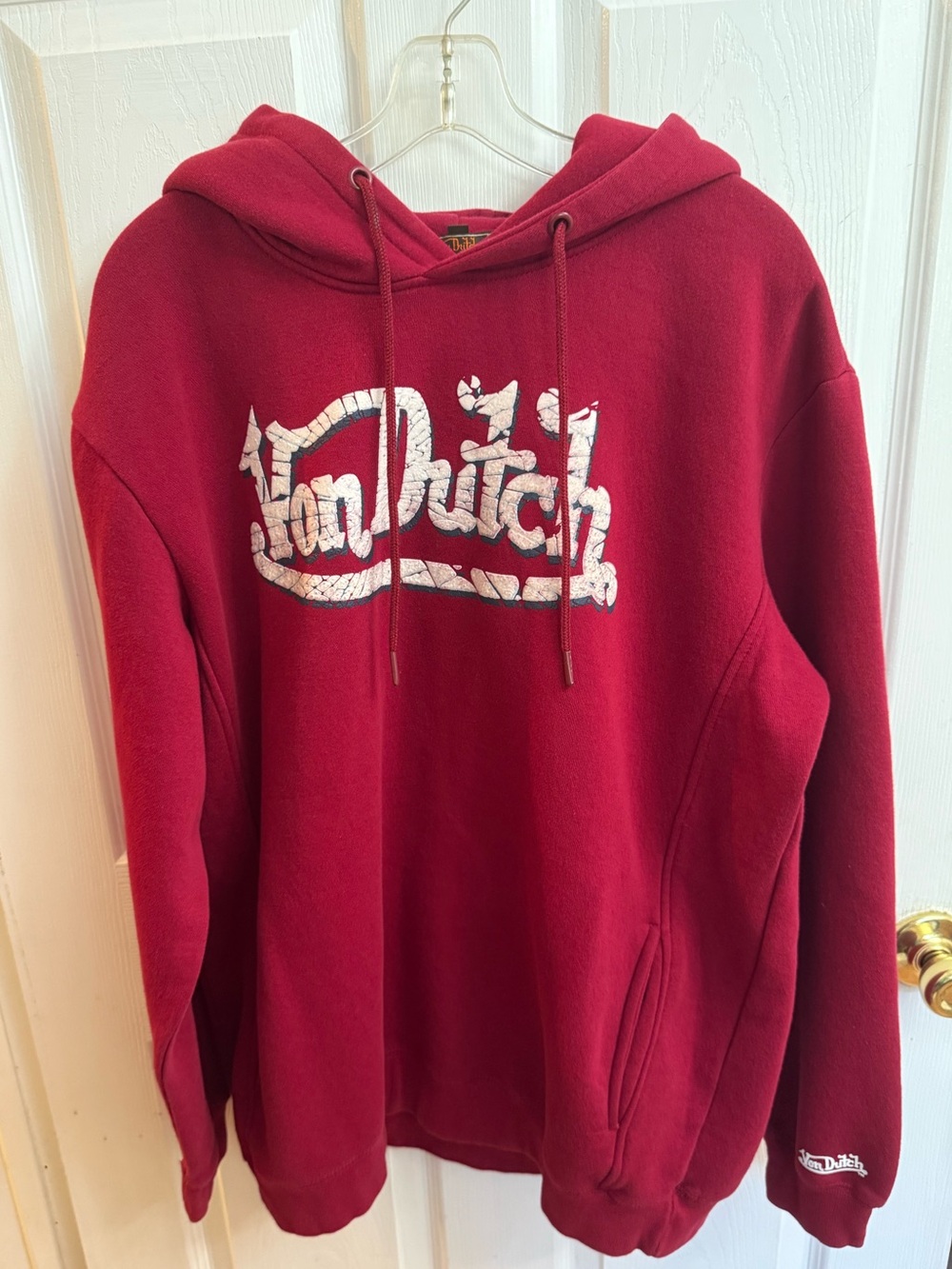 Von Dutch Red Skull Graphic Streetwear
Pullover Hoodie XL